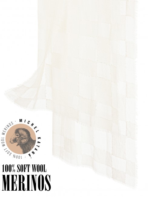 Палантин Унисекс CutTQ.W40_24DMW-1.2/BLANC